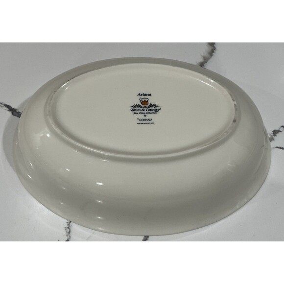 Vintage Gorham ARIANA Oval Serving Bowl Town & Country Collection USA 9.25” - Picture 5 of 5